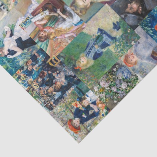 Pierre-Auguste Renoir - Masterstuks Patchwork Tissuepapier (Detail)