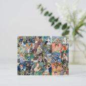 Pierre-Auguste Renoir - Meesterwerken Patchwork Briefkaart (Staand voorkant)
