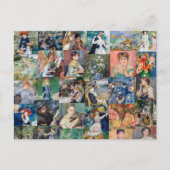 Pierre-Auguste Renoir - Meesterwerken Patchwork Briefkaart (Voorkant)