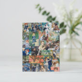 Pierre-Auguste Renoir - Meesterwerken Patchwork Briefkaart (Staand voorkant)