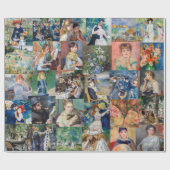 Pierre-Auguste Renoir - Meesterwerken Patchwork Cadeaupapier (Vlak)