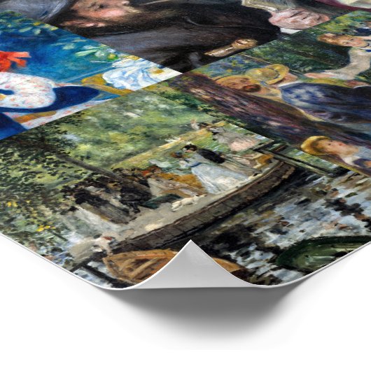 Pierre-Auguste Renoir - Meesterwerken Patchwork Poster (Hoek)