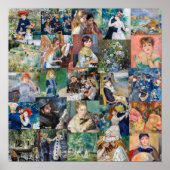 Pierre-Auguste Renoir - Meesterwerken Patchwork Poster (Voorkant)