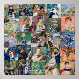 Pierre-Auguste Renoir - Meesterwerken Patchwork Poster