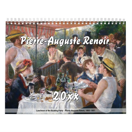 Pierre-Auguste Renoir Meesterwerken Selectie Kalender (Hoes)