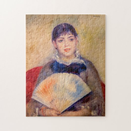Pierre-Auguste Renoir - Meisje met een fan Legpuzzel (Verticaal)