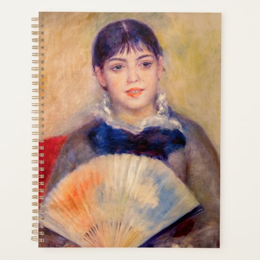 Pierre-Auguste Renoir - Meisje met een fan Planner (Voorkant)