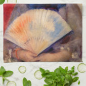 Pierre-Auguste Renoir - Meisje met een fan Theedoek (Gevouwen)