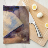 Pierre-Auguste Renoir - Meisje met een fan Theedoek (Quarter Fold)