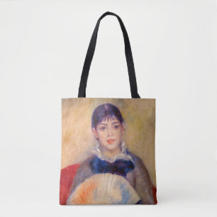 Pierre-Auguste Renoir - Meisje met een fan Tote Bag