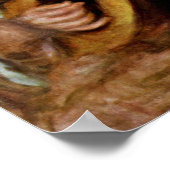 Pierre-Auguste Renoir - Meisje met een Mandolin Poster (Hoek)