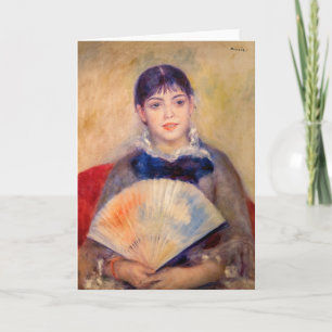 Pierre-Auguste Renoir - Meisje met een waaier Kaart