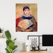 Pierre-Auguste Renoir - Meisje met een waaier Poster (Thuiskantoor)