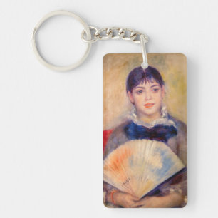 Pierre-Auguste Renoir - Meisje met een waaier Sleutelhanger