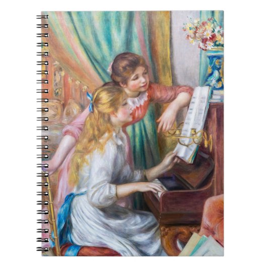 Pierre Auguste Renoir - Meisjes bij de Piano Notitieboek (Voorkant)