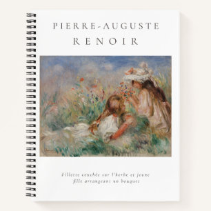 Pierre-Auguste Renoir. Meisjes in het Gras 1890 Notitieboek