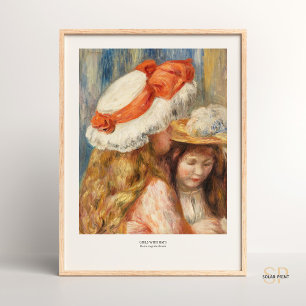 Pierre-Auguste Renoir Meisjes met Petten Art Print