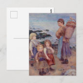 Pierre Auguste Renoir Mussel Fishers in Berneval Briefkaart (Voorkant / Achterkant)