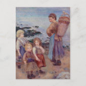 Pierre Auguste Renoir Mussel Fishers in Berneval Briefkaart (Voorkant)