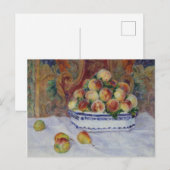Pierre Auguste Renoir | Nog steeds leven met perzi Briefkaart (Voorkant / Achterkant)
