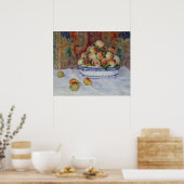 Pierre Auguste Renoir | Nog steeds leven met perzi Poster (Keuken)