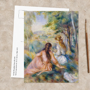Pierre-Auguste Renoir - Op het weiland Briefkaart