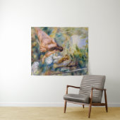 Pierre-Auguste Renoir - Op het weiland Wandkleed (In Situ (horizontaal))
