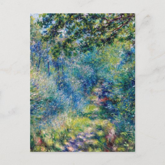 Pierre-Auguste Renoir - Pad in het bos Briefkaart (Voorkant)