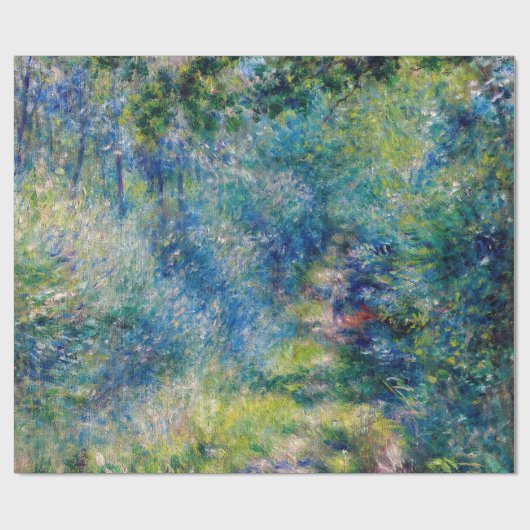 Pierre-Auguste Renoir - Pad in het bos Cadeaupapier (Vlak)