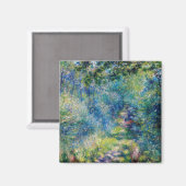 Pierre-Auguste Renoir - Pad in het bos Magneet (Voorkant / Achterkant)