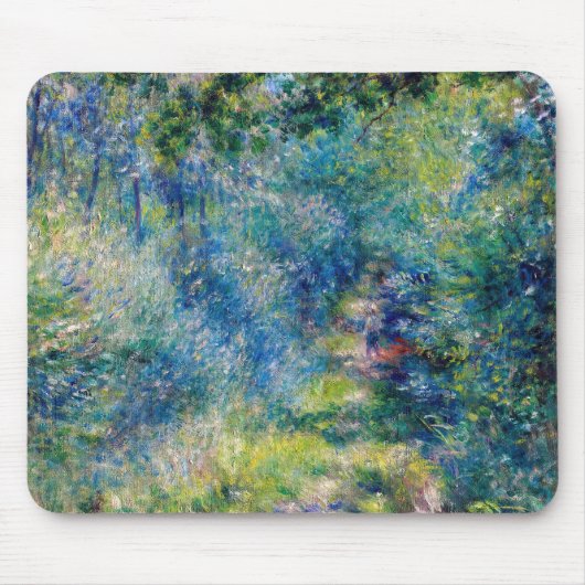 Pierre-Auguste Renoir - Pad in het Bos Muismat (Voorkant)