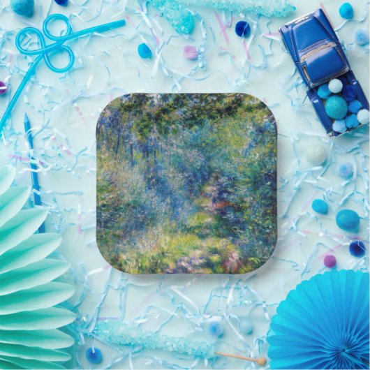 Pierre-Auguste Renoir - Pad in het bos Papieren Bordje (Feest)