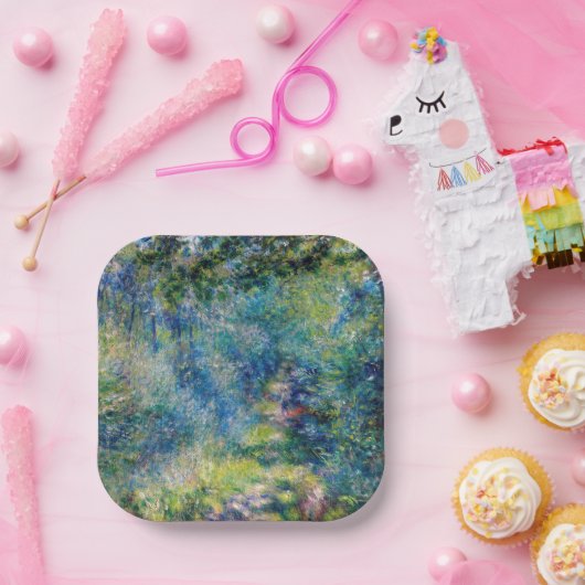 Pierre-Auguste Renoir - Pad in het bos Papieren Bordje (Feest)