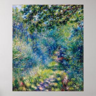 Pierre-Auguste Renoir - Pad in het bos Poster