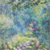 Pierre-Auguste Renoir - Pad in het bos Sticker (Voorkant)
