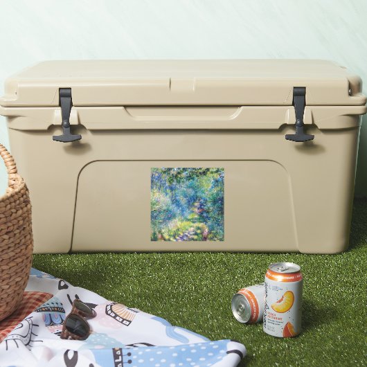 Pierre-Auguste Renoir - Pad in het bos Sticker (Koeler)