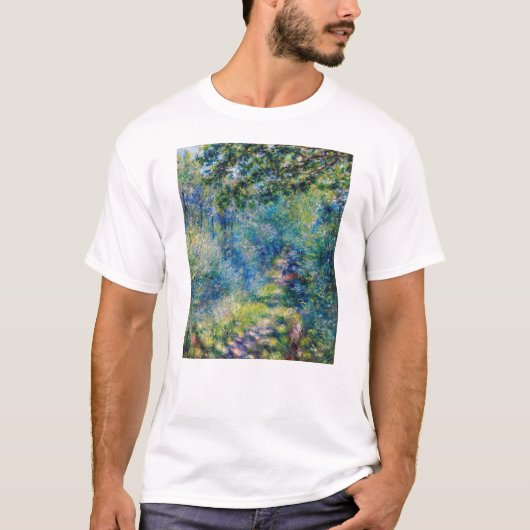 Pierre-Auguste Renoir - Pad in het bos T-shirt (Voorkant)