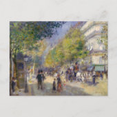 Pierre-Auguste Renoir - Parijs, Grands Boulevards Briefkaart (Voorkant)