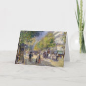 Pierre-Auguste Renoir - Parijs, Grands Boulevards Kaart (Voorkant)