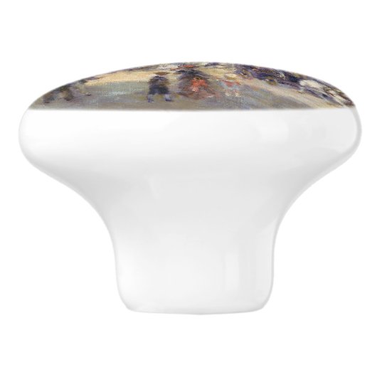 Pierre-Auguste Renoir - Parijs, Grands Boulevards Keramische Knop (Zijkant)