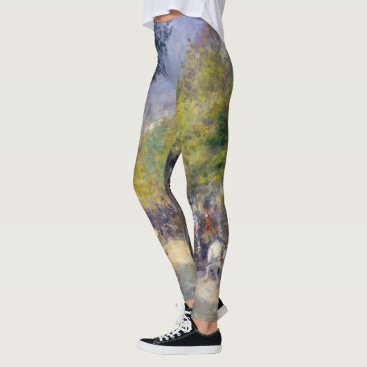 Pierre-Auguste Renoir - Parijs, Grands Boulevards Leggings (Links)