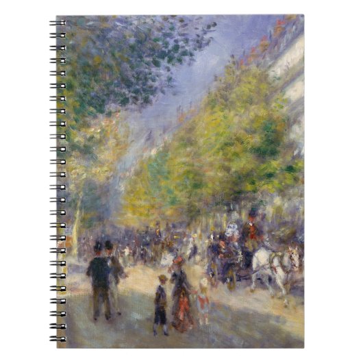 Pierre-Auguste Renoir - Parijs, Grands Boulevards Notitieboek (Voorkant)
