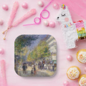 Pierre-Auguste Renoir - Parijs, Grands Boulevards Papieren Bordje (Feest)