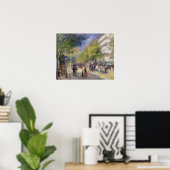 Pierre-Auguste Renoir - Parijs, Grands Boulevards Poster (Thuiskantoor)