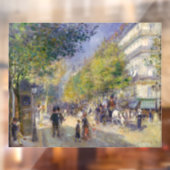 Pierre-Auguste Renoir - Parijs, Grands Boulevards Raamsticker (Vel 2)