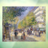Pierre-Auguste Renoir - Parijs, Grands Boulevards Raamsticker (Vel 3)