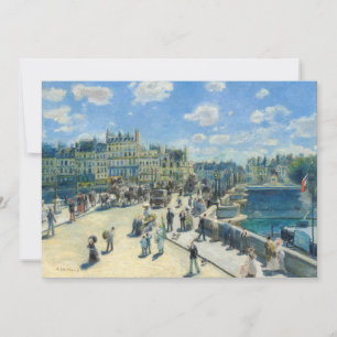 Pierre-Auguste Renoir - Parijs, Pont-Neuf Bedankkaart