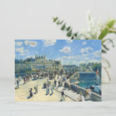 Pierre-Auguste Renoir - Parijs, Pont-Neuf Bedankkaart (Staand voorkant)