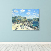 Pierre-Auguste Renoir - Parijs, Pont-Neuf Canvas Afdruk (Insitu (Houten vloer))