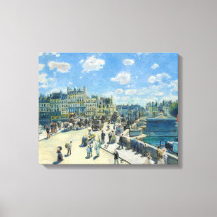 Pierre-Auguste Renoir - Parijs, Pont-Neuf Canvas Afdruk